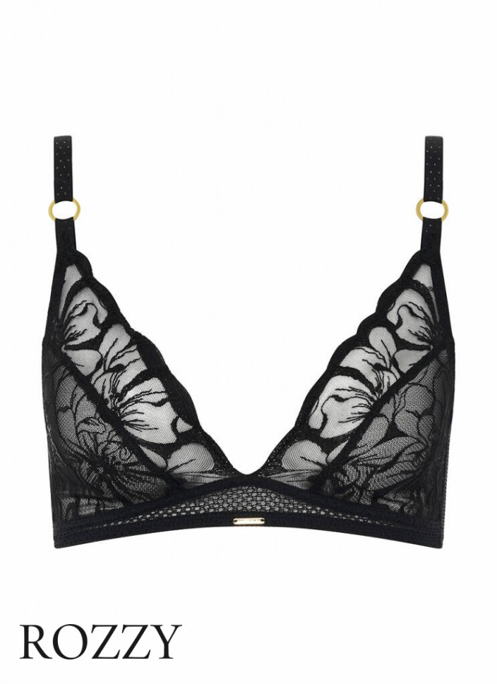 Бюстгальтер без косточек Chantelle Fleurs C12M80 черный