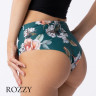 Трусы бразильяна Julimex Tea Rose Brasil Maxi морская волна/чайная роза