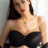 Бюстгальтер балконет Kris Line Fortuna Comfort Black черный
