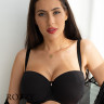 Бюстгальтер балконет Kris Line Fortuna Comfort Black черный