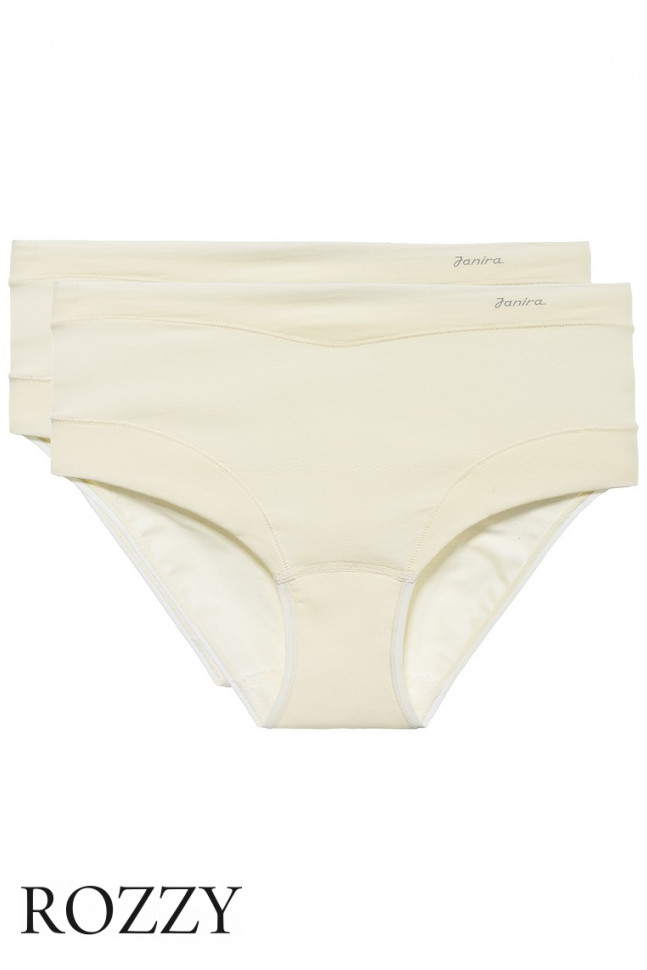 Трусы классика хлопковые Janira Esencial 31637 ванильный (уп.2шт.)