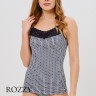 Майка хлопковая Cote Coton 820105 белый/синий