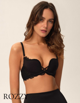 Бюстгальтер планж пуш-ап Esotiq Claudia 35431 черный