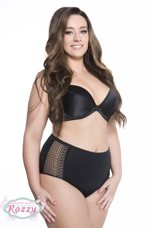 Трусы макси корректирующие Julimex Opal черный