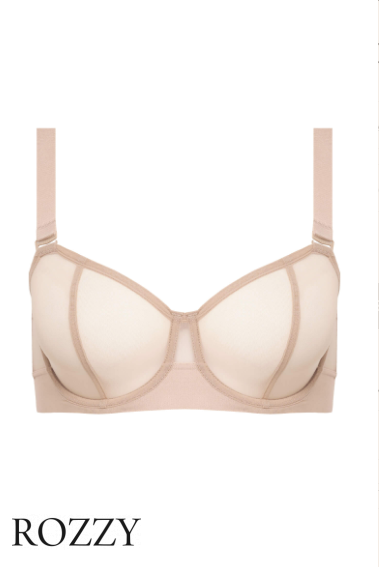 Бюстгальтер балконет DKNY Sheers DK4939 пудровый