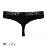 Трусы стринги хлопковые DKNY Table Tops Cotton DK8821 черный