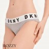 Трусы бикини хлопковые DKNY Cozy Boyfriend DK4513 серый 