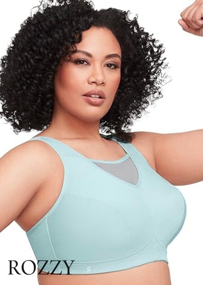 Бюстгальтер спортивный без косточек Glamorise GI1066 бирюзовый