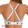 Бюстгальтер без косточек хлопковый DKNY Cozy Boyfriend DK4518 серый  