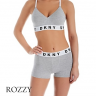 Бюстгальтер без косточек хлопковый DKNY Cozy Boyfriend DK4518 серый  