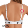 Бюстгальтер без косточек хлопковый DKNY Cozy Boyfriend DK4518 серый  