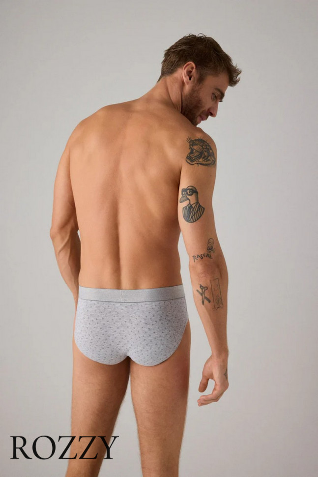 Трусы слипы мужские Ysabel Mora 20371 темно-синий/светло-серый (уп.2шт.)