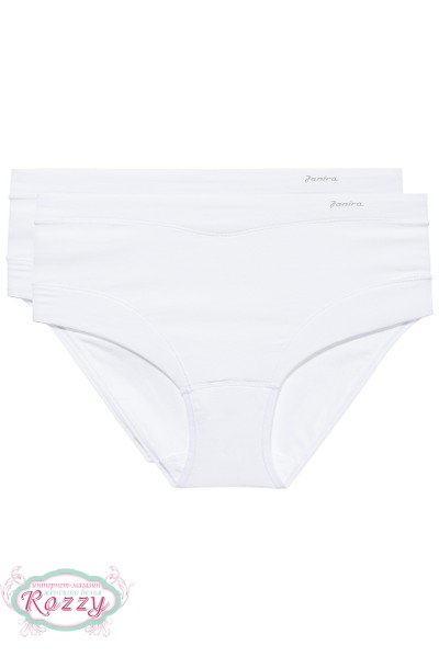 Трусы классика хлопковые Janira Esencial 31637 белый (уп.2шт.)