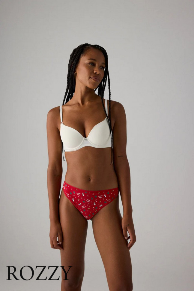 Трусы стринги хлопковые Ysabel Mora 19042 красный