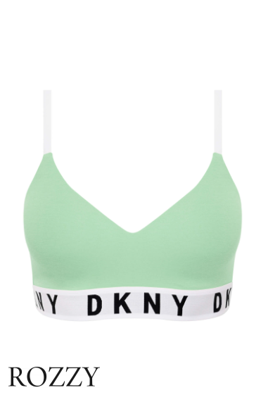 Бюстгальтер без косточек хлопковый DKNY Cozy Boyfriend DK4518 мятный