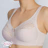 Бюстгальтер без косточек Senselle by Felina Vintage Classic 11005 серебристый пион