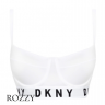 Бюстгальтер бюстье хлопковый DKNY Cozy Boyfriend DK4521 белый
