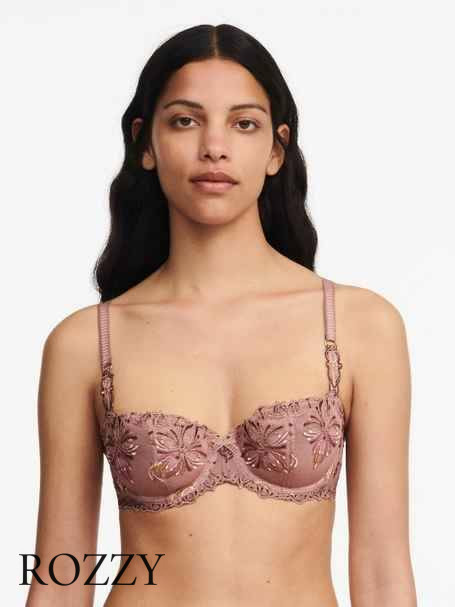 Бюстгальтер балконет Chantelle Champs Elysees C26050 бордовый