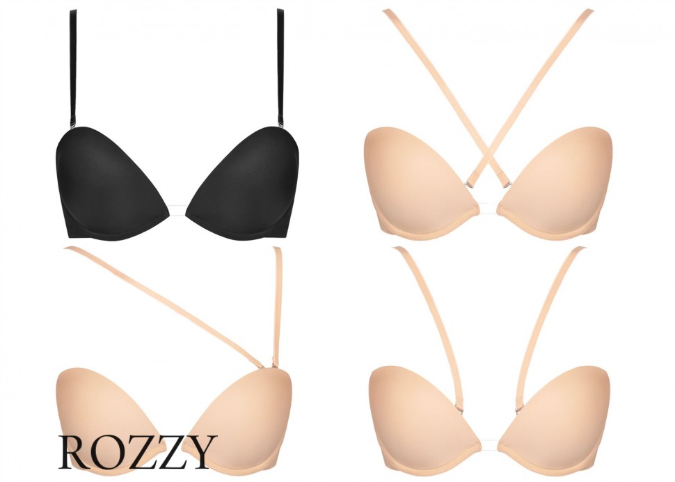 Бюстгальтер пуш-ап трансформер Wonderbra Multiway W9243 черный