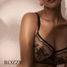 Бюстгальтер балконет Kinga Gypsy Flower SC-1162 черно-бежевый