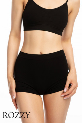 Трусы шорты бесшовные Julimex Bamboo Boyshort черный