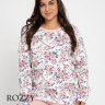 Пижама хлопковая Taro Gardenia Maxi 2998/3021 чайная роза