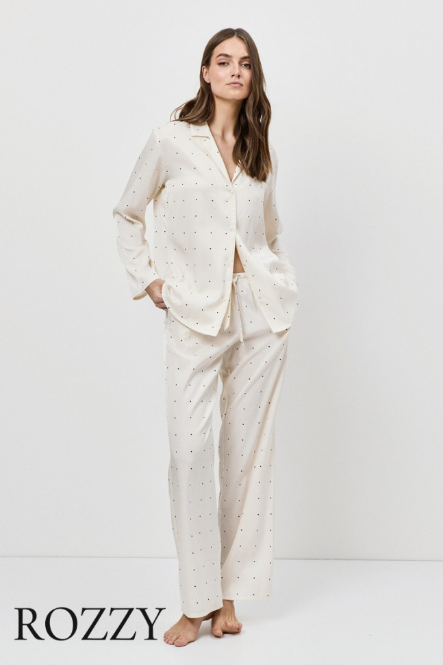 Пижама вискозная Aruelle Alba экрю