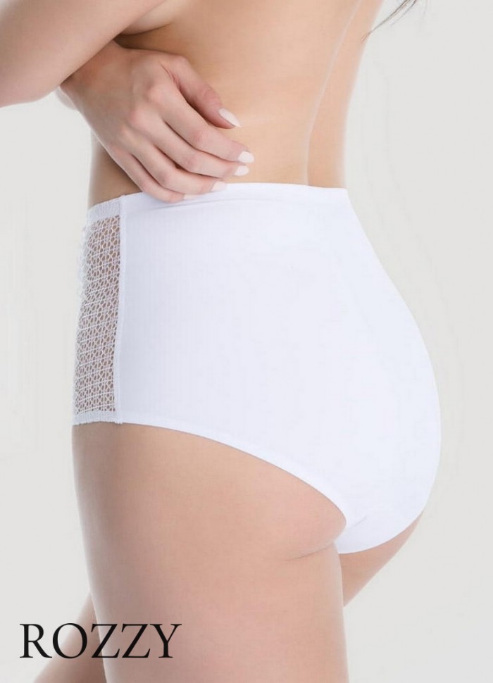 Трусы макси корректирующие Julimex Opal белый