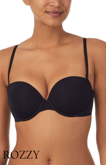 Бюстгальтер балконет DKNY Smooth Essentials DK7749 черный