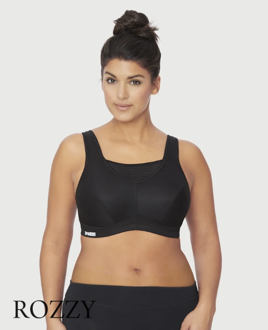Бюстгальтер спортивный без косточек Glamorise GI1067 черный