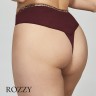 Трусы шорты-стринги Kris Line Selena Burgundy бургундское вино