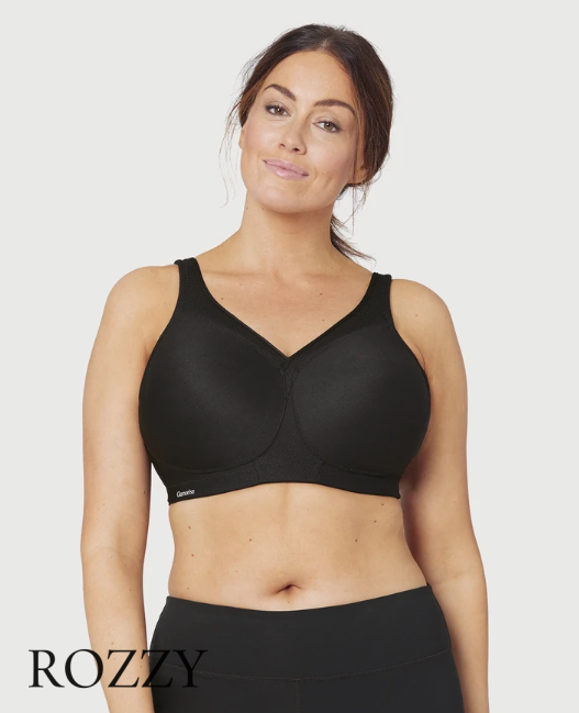 Бюстгальтер спортивный без косточек Glamorise GI1006 черный