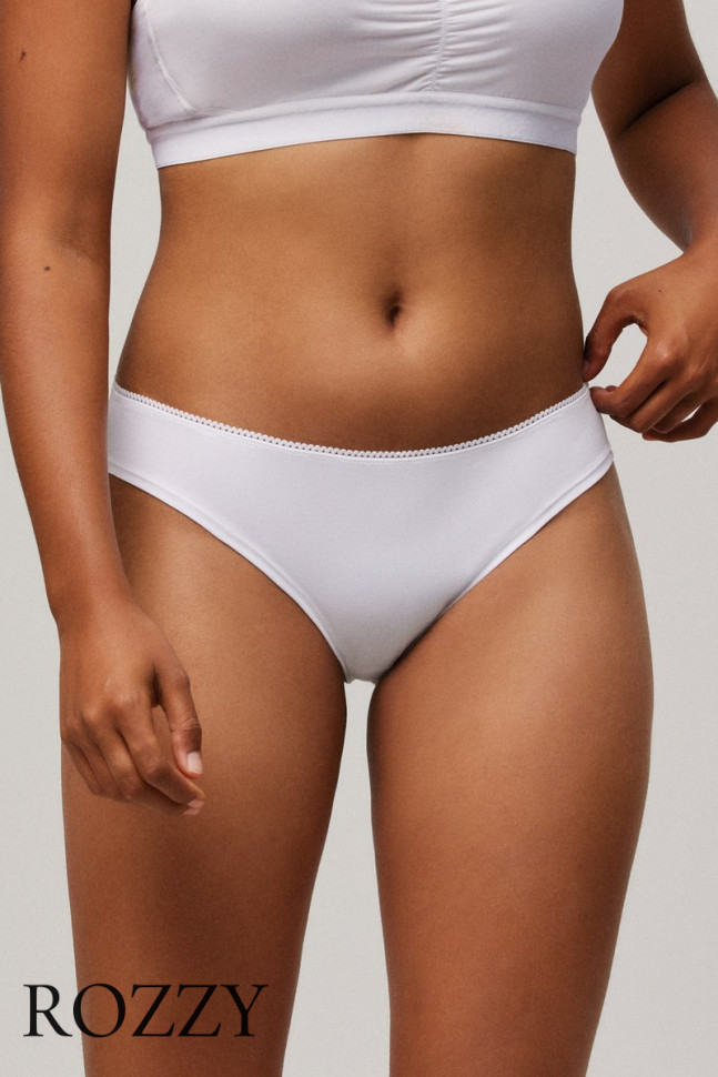 Трусы бразильяна хлопковые Ysabel Mora 10072 белый