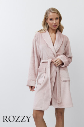 Халат флисовый Aruelle Eva Rose Pink светло-розовый