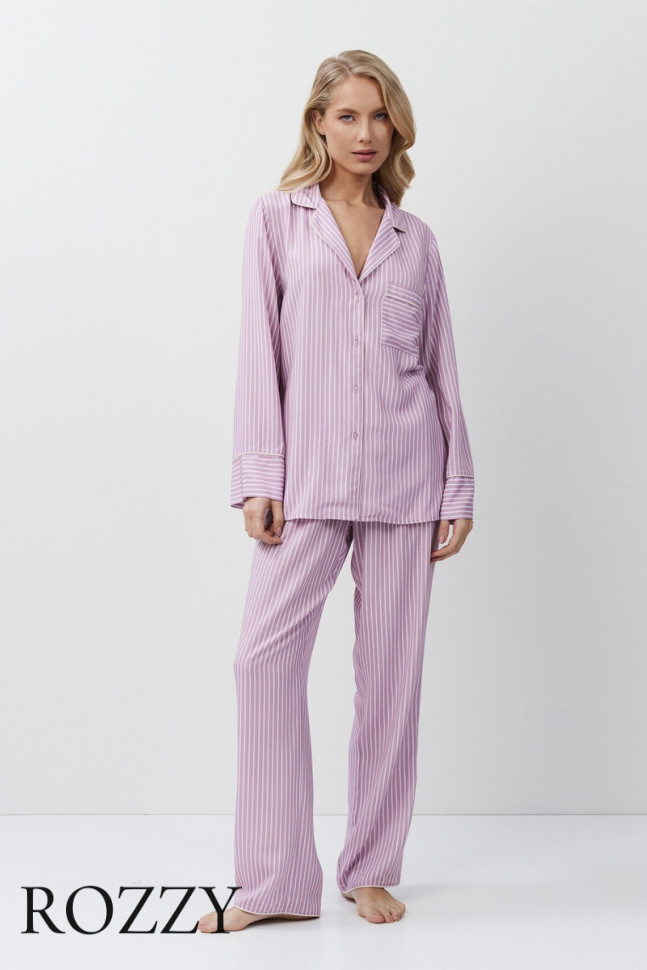 Пижама вискозная Aruelle Margareth лавандовый