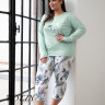 Пижама хлопковая Taro Ariana Maxi 2982/3016 фисташковый