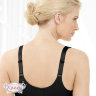 Бюстгальтер спереди застежка Glamorise GI9245 черный