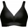 Бюстгальтер без косточек хлопковый Naturana Athletisure 86021 черный К