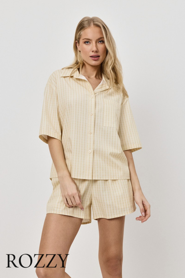 Пижама Aruelle Halo светло-желтый