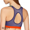 Бюстгальтер спортивный без косточек Shock Absorber S00BW фиолетовый/цитрон