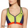Бюстгальтер спортивный без косточек Shock Absorber S00BW фиолетовый/цитрон